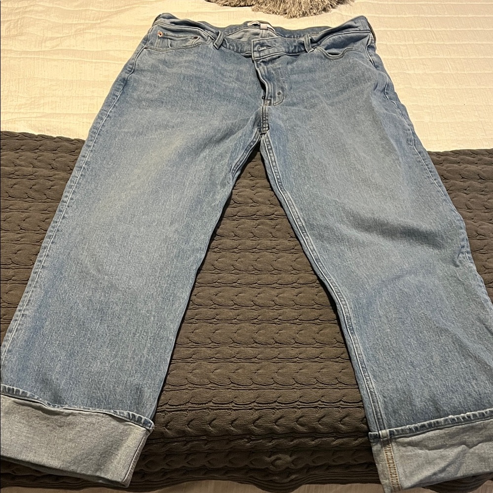 Abercrombie & Fitch Light Blue Boyfriend Jeans